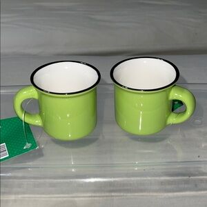 Grinch Green Ceramic Mug Set - NWT